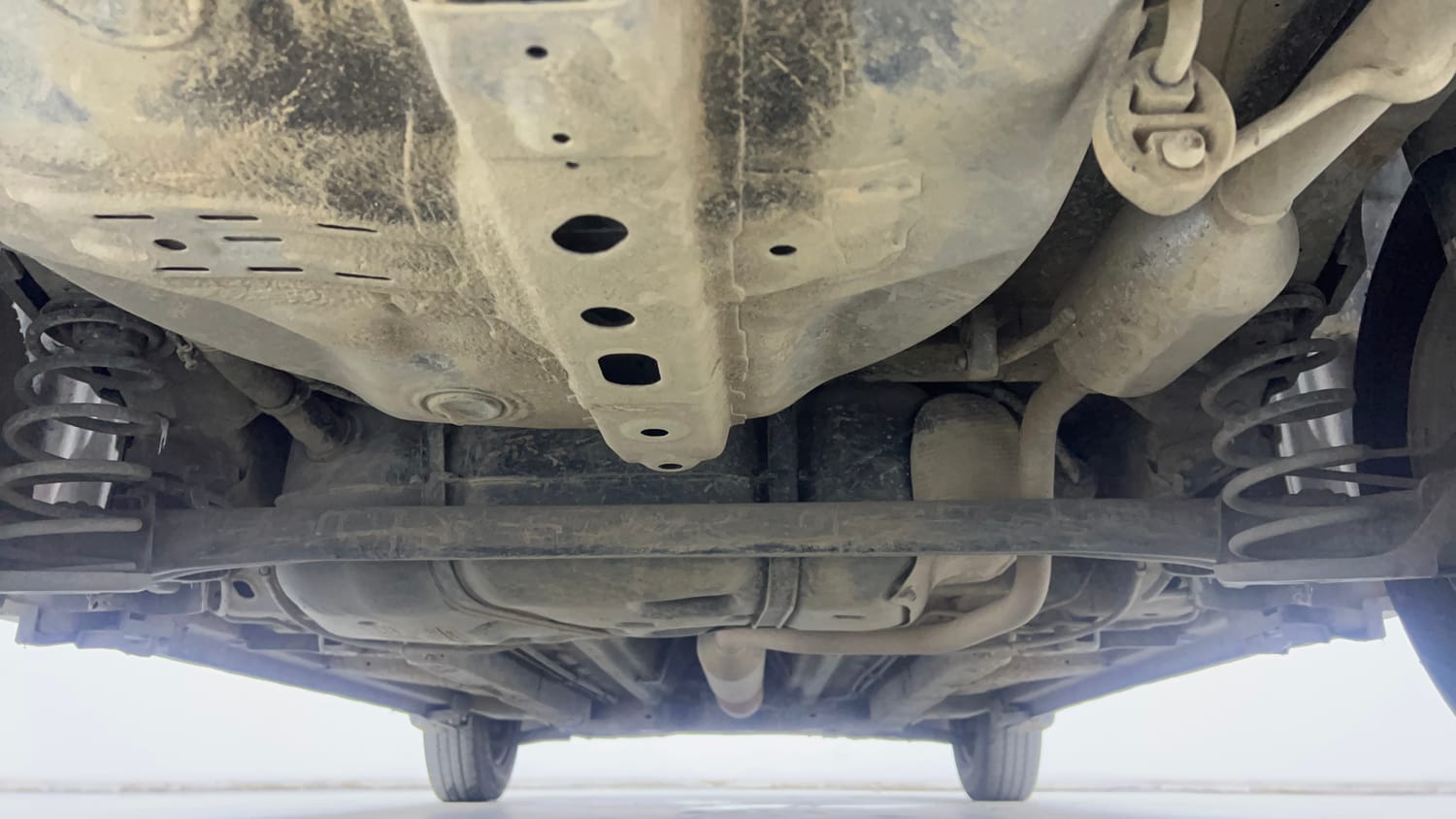Used 2015 Maruti Suzuki Swift Dzire VXI Petrol Manual extra REAR UNDERBODY VIEW (TAKEN FROM REAR)