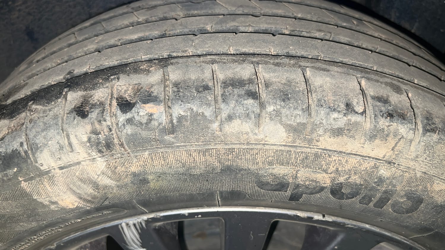 Used 2018 Maruti Suzuki Ciaz Alpha 1.4 MT Petrol Manual tyres LEFT REAR TYRE TREAD VIEW
