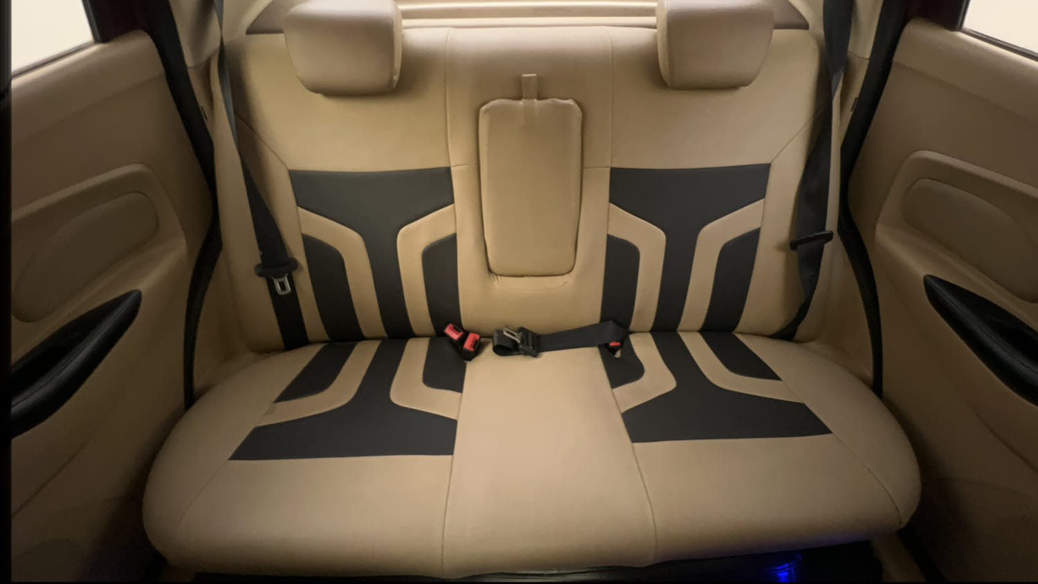 Used 2018 Ford Figo Aspire Titanium 1.2 Ti-VCT Diesel Manual interior REAR SEAT CONDITION VIEW
