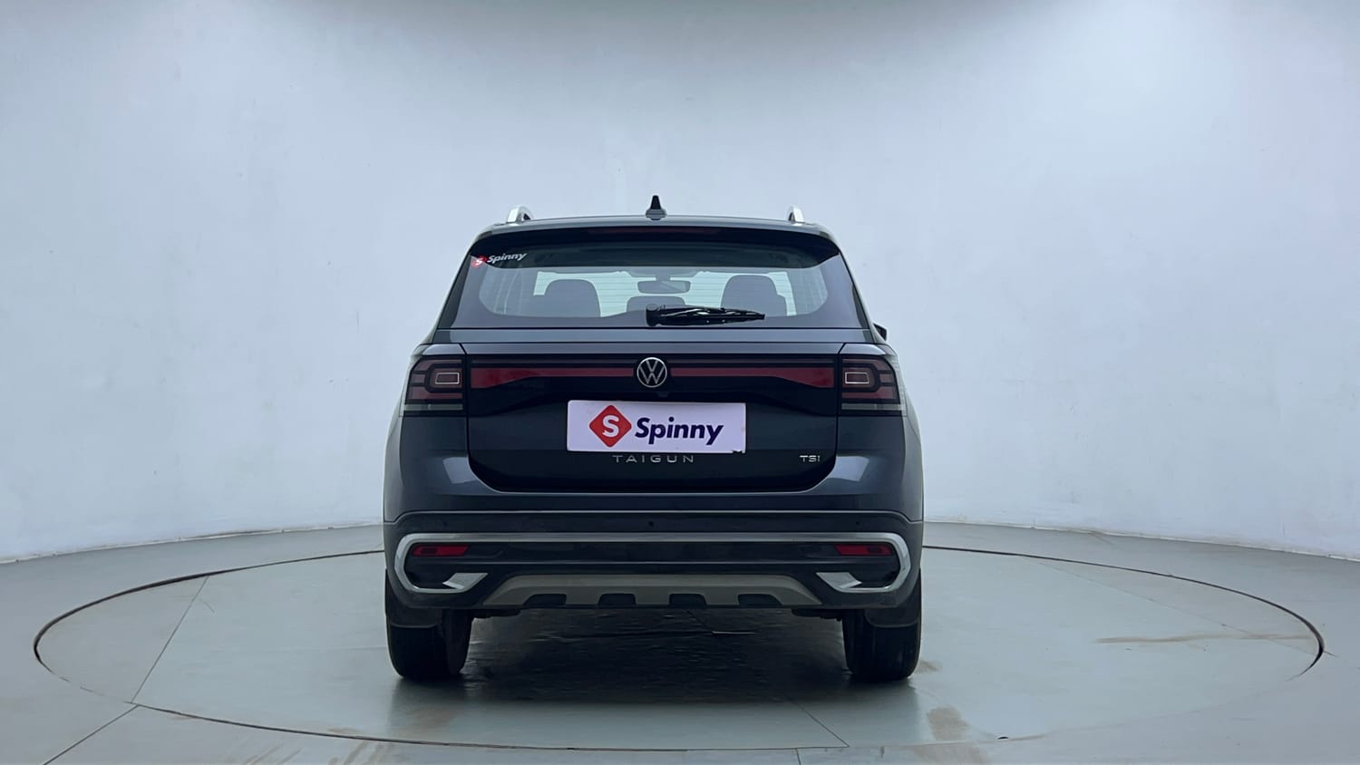 Used 2022 Volkswagen Taigun Topline 1.0 TSI AT Petrol Automatic exterior BACK VIEW