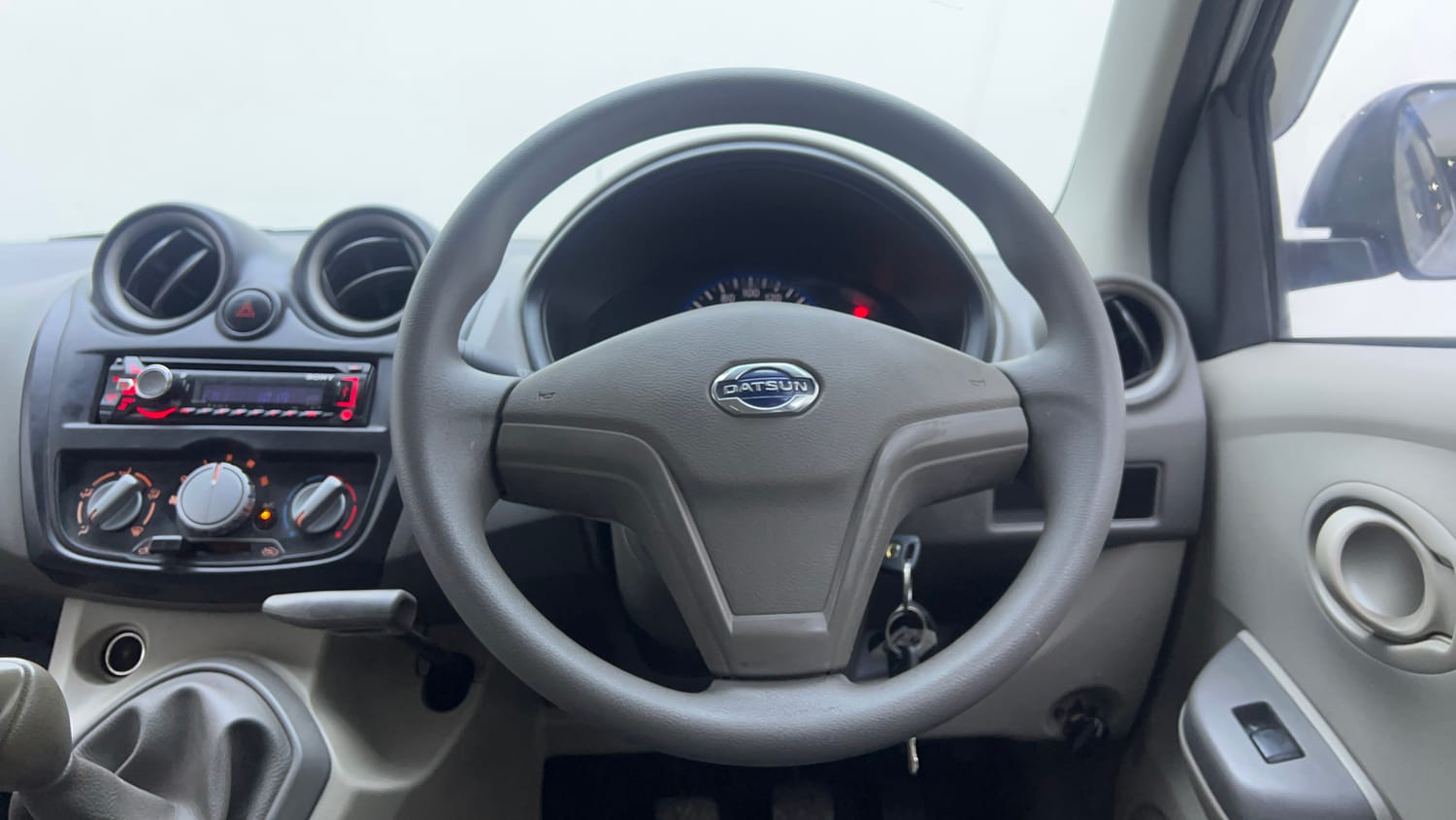 Used 2014 Datsun GO T Petrol Manual interior STEERING VIEW
