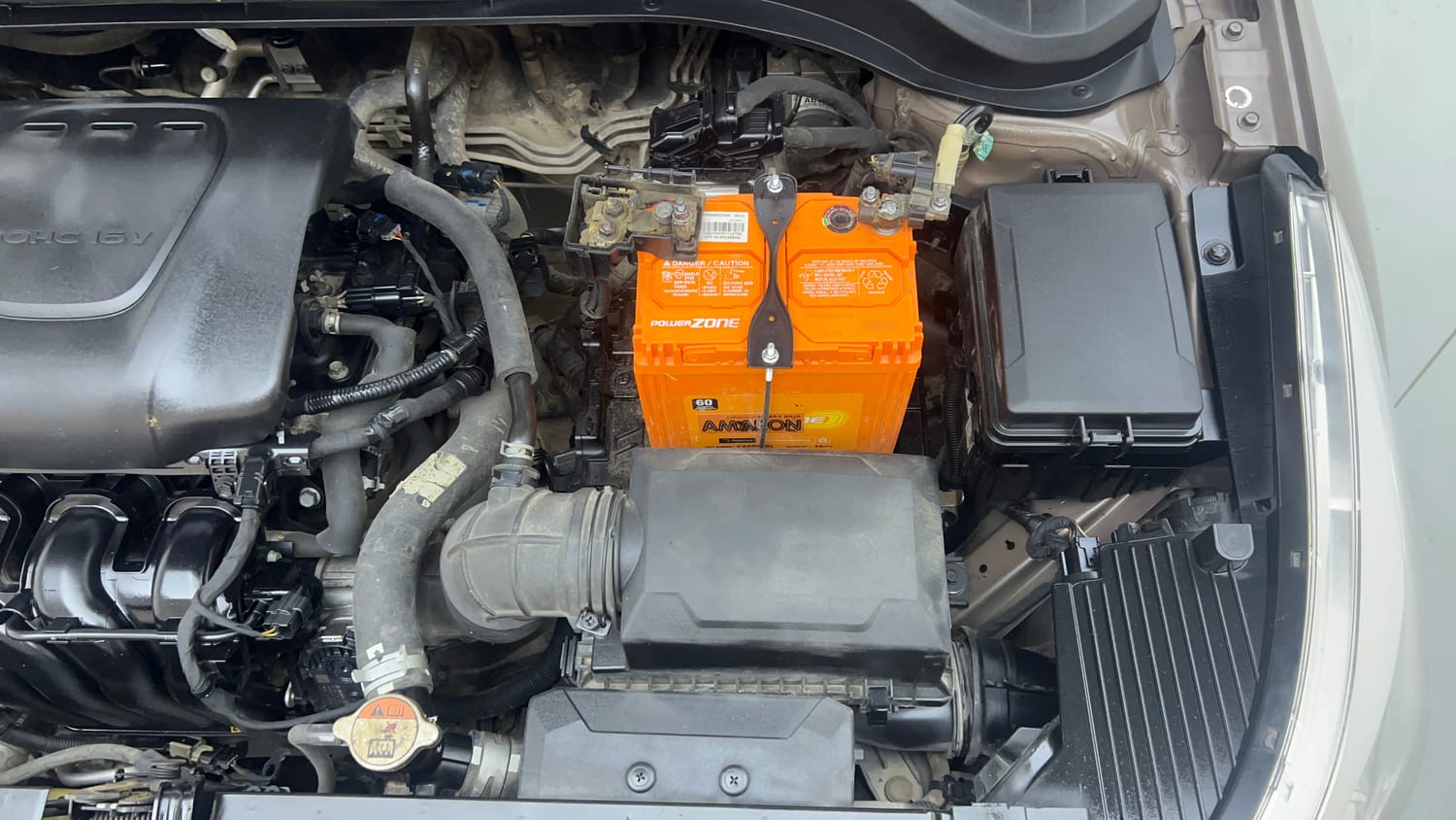 Used 2017 Hyundai Verna SX 1.6 VTVT Petrol Manual engine ENGINE LEFT SIDE VIEW