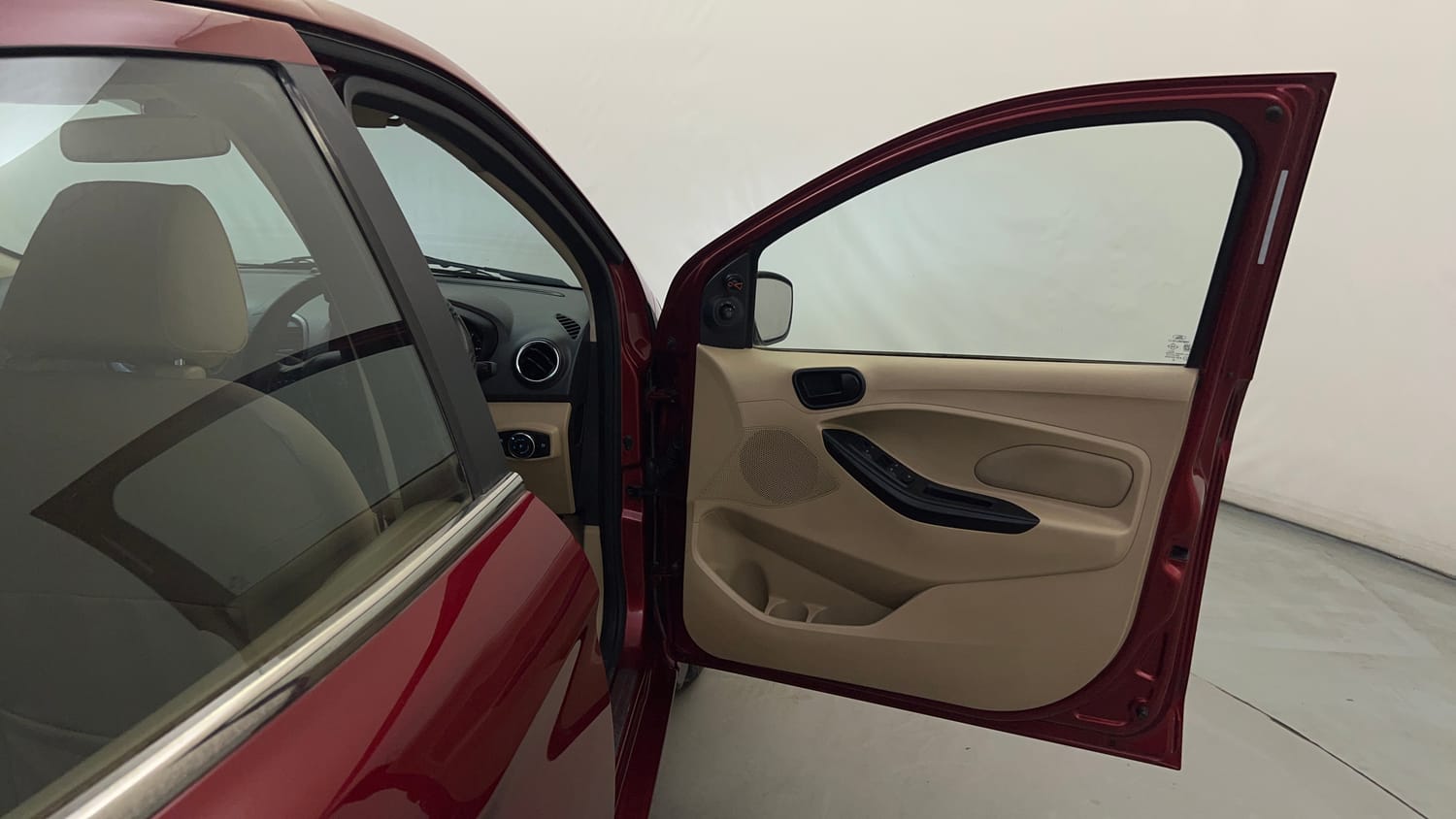 Used 2018 Ford Figo Aspire Titanium 1.2 Ti-VCT Diesel Manual interior RIGHT FRONT DOOR OPEN VIEW