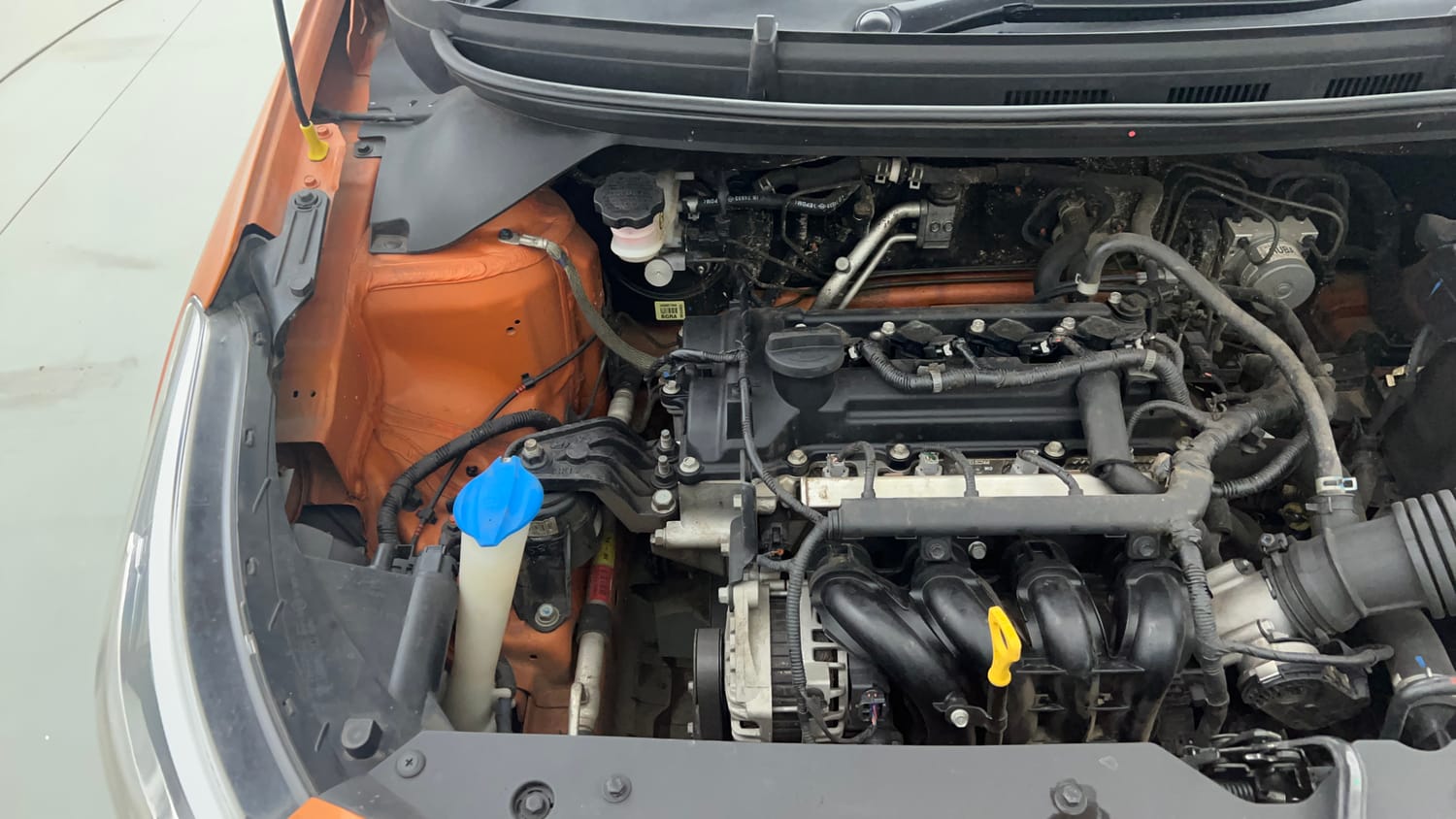 Used 2018 Hyundai Elite i20 Sportz 1.2 Petrol Manual engine ENGINE RIGHT SIDE VIEW