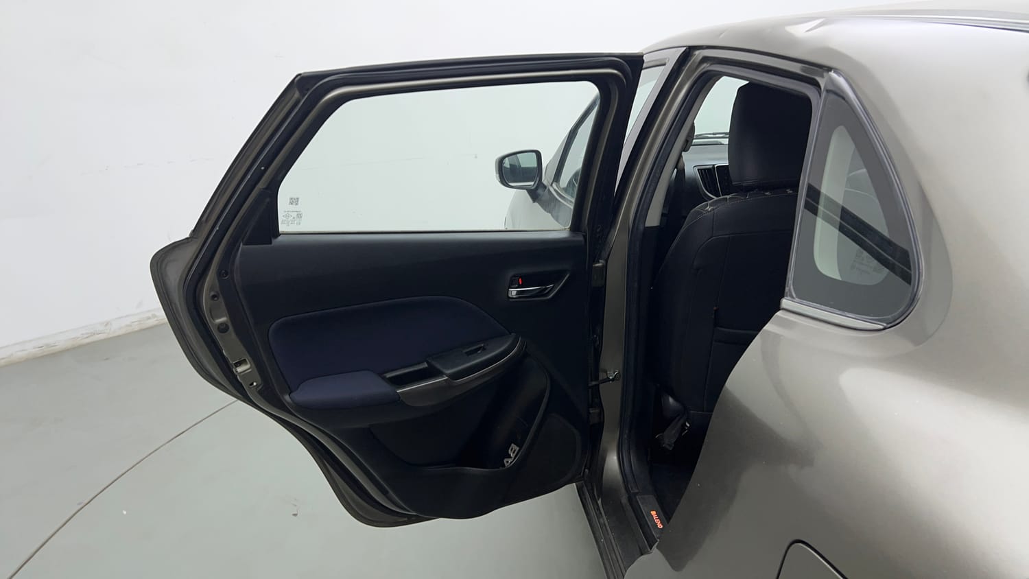 Used 2019 Maruti Suzuki Baleno Zeta Petrol Manual interior LEFT REAR DOOR OPEN VIEW