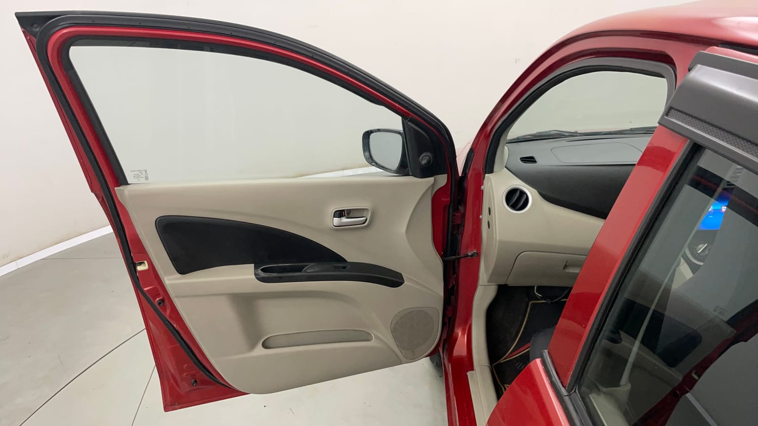 Used 2015 Maruti Suzuki Celerio VXi AMT Petrol Automatic interior LEFT FRONT DOOR OPEN VIEW