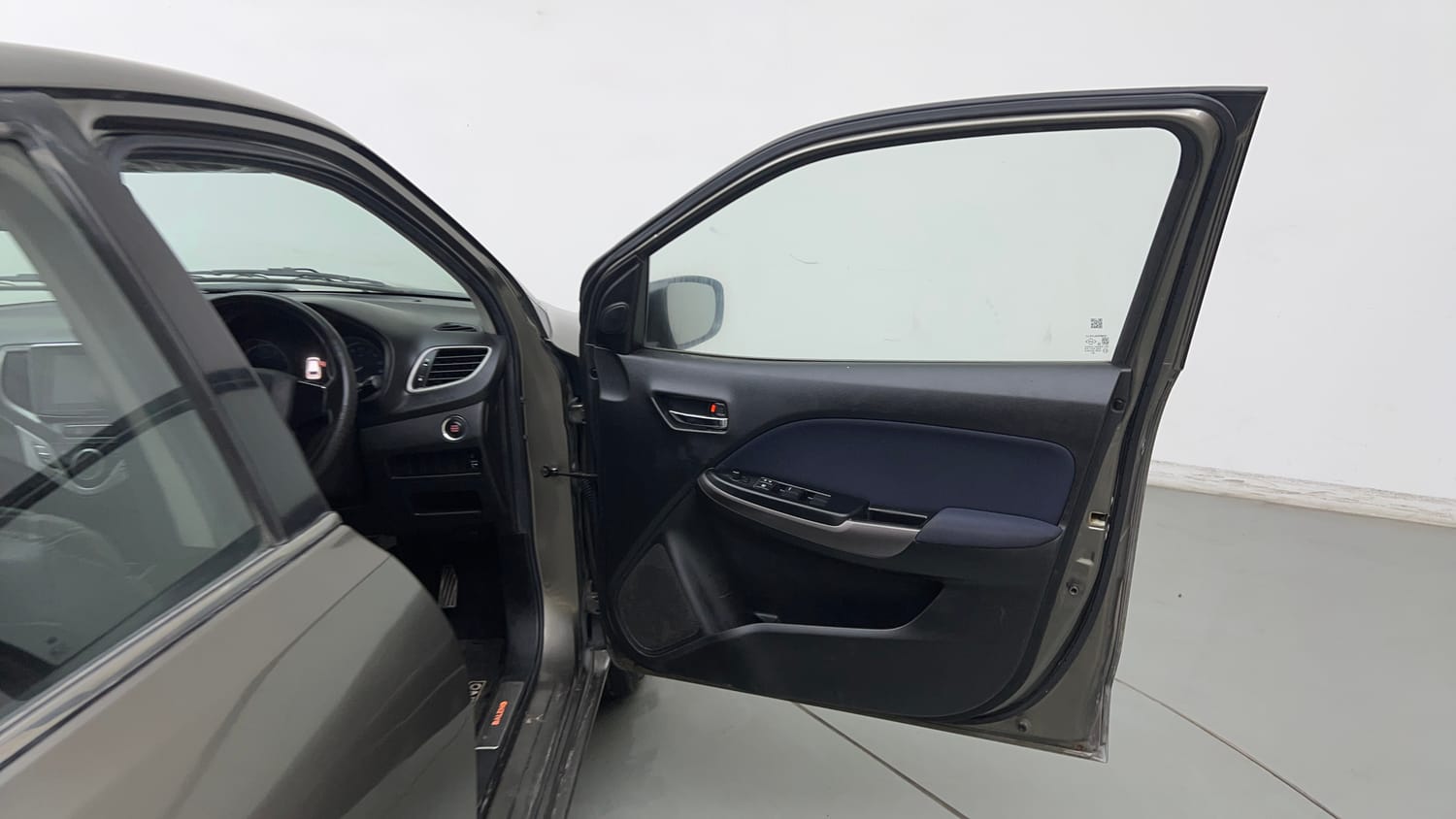 Used 2019 Maruti Suzuki Baleno Zeta Petrol Manual interior RIGHT FRONT DOOR OPEN VIEW