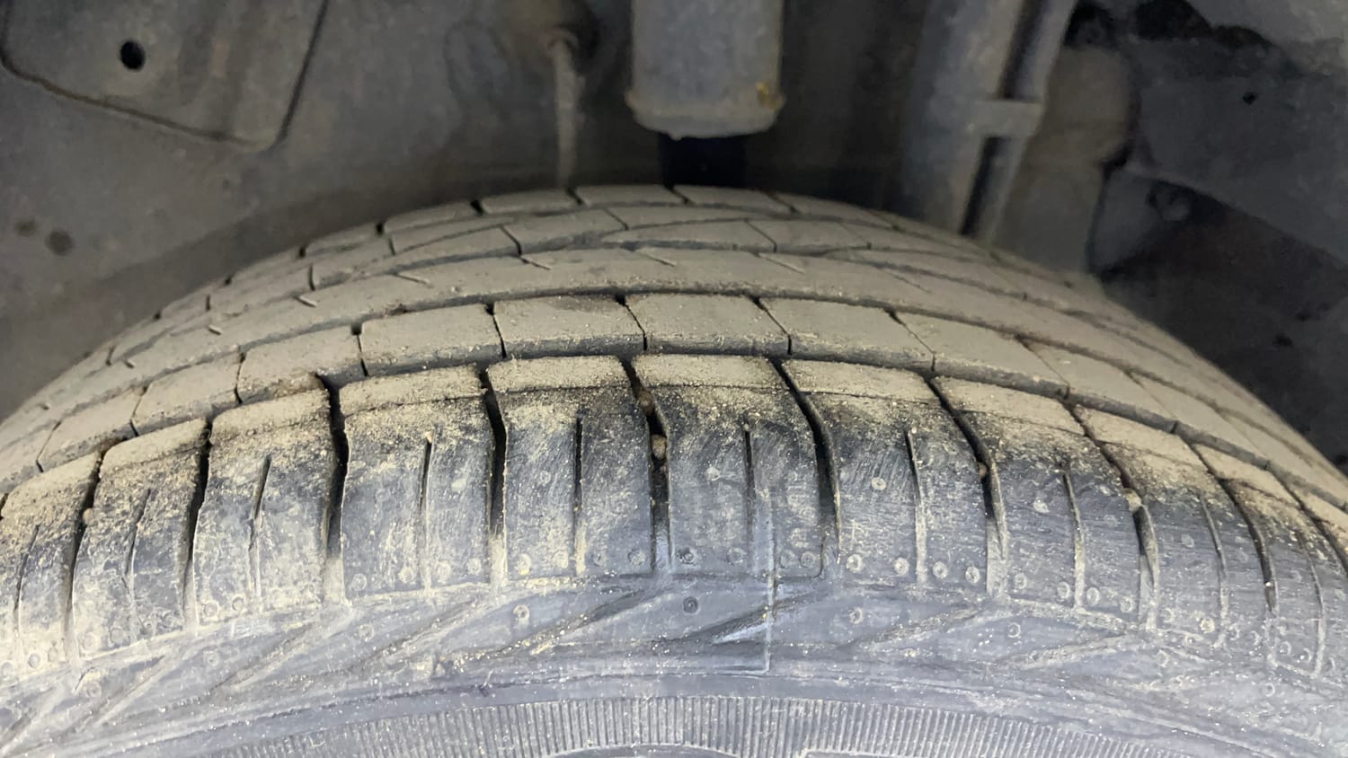 Used 2023 Tata Nexon XZ Plus Diesel Diesel Manual tyres LEFT REAR TYRE TREAD VIEW