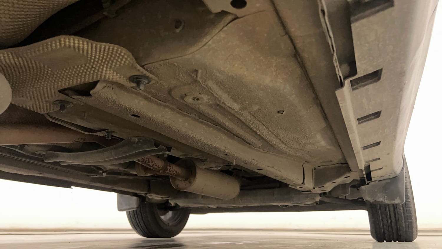 Used 2021 Ford EcoSport S MT 1.5 Ti-VCT Petrol Manual extra REAR RIGHT UNDERBODY VIEW
