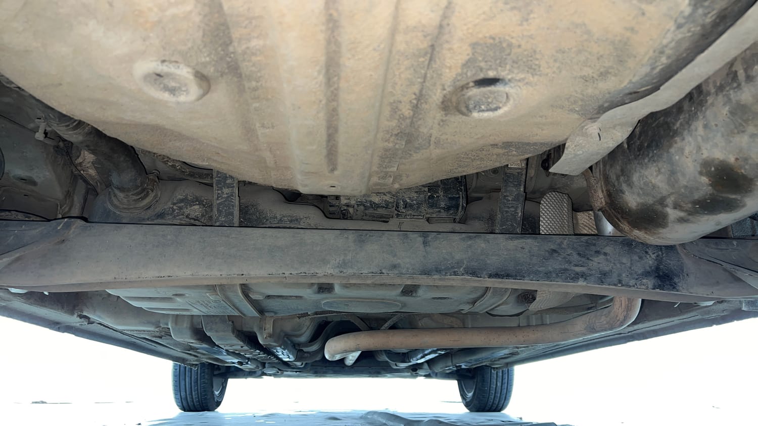 Used 2015 Hyundai Elite i20 Asta 1.2 Petrol Manual extra REAR UNDERBODY VIEW (TAKEN FROM REAR)