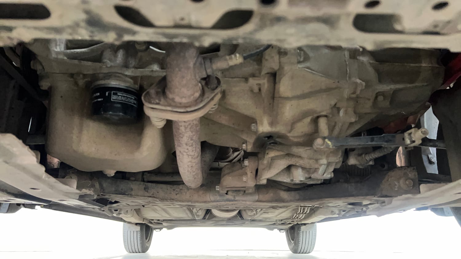 Used 2018 Maruti Suzuki Baleno Delta 1.2 Petrol Manual extra FRONT LEFT UNDERBODY VIEW