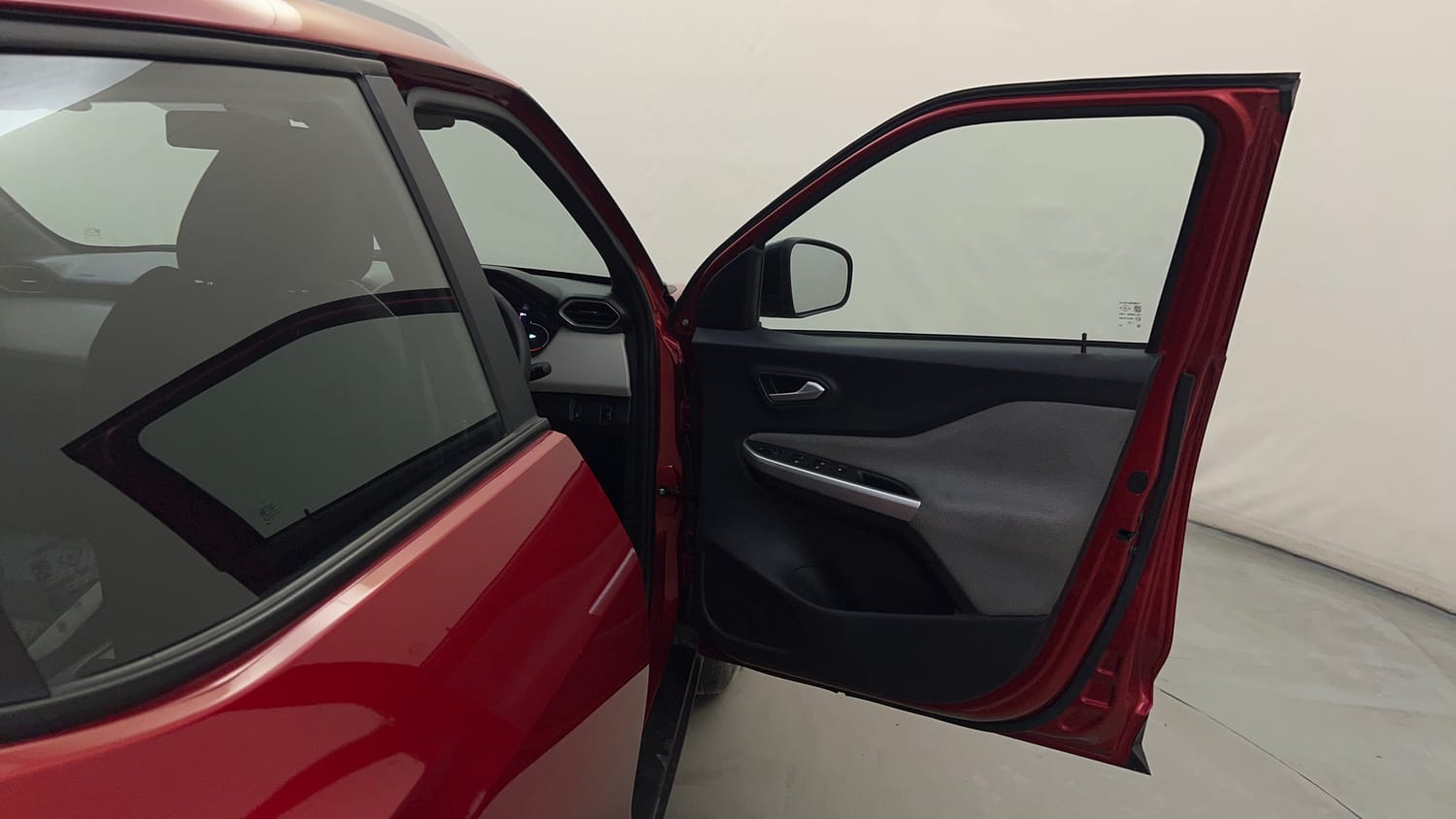 Used 2024 Nissan Magnite XV Petrol Manual interior RIGHT FRONT DOOR OPEN VIEW