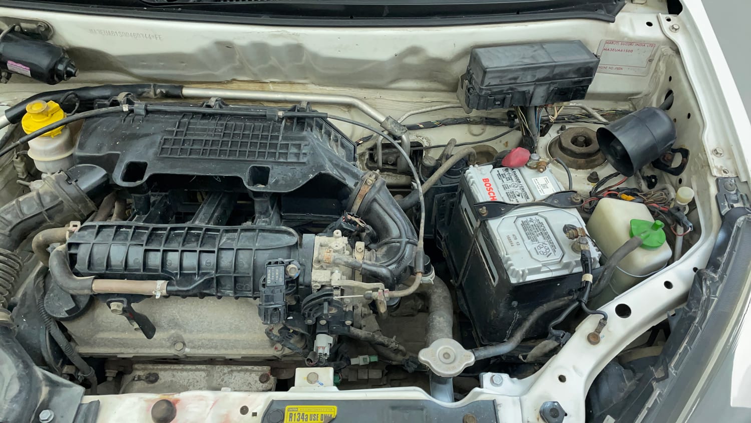Used 2014 Maruti Suzuki Alto 800 Lxi Petrol Manual engine ENGINE LEFT SIDE VIEW