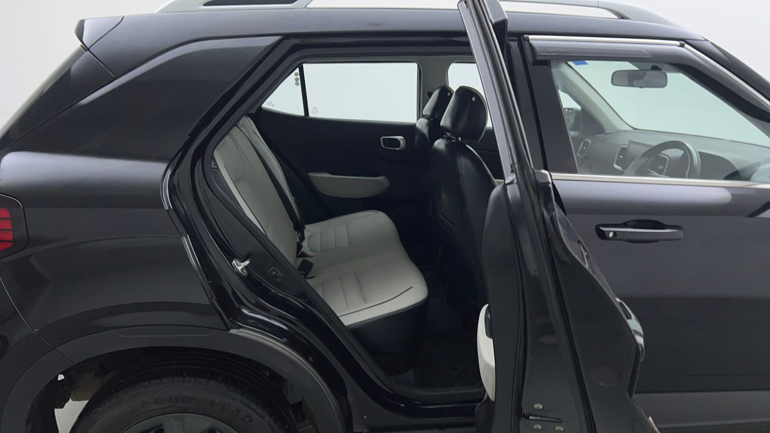 Used 2025 Hyundai Venue S Plus 1.2 Petrol MT Petrol Manual interior RIGHT SIDE REAR DOOR CABIN VIEW