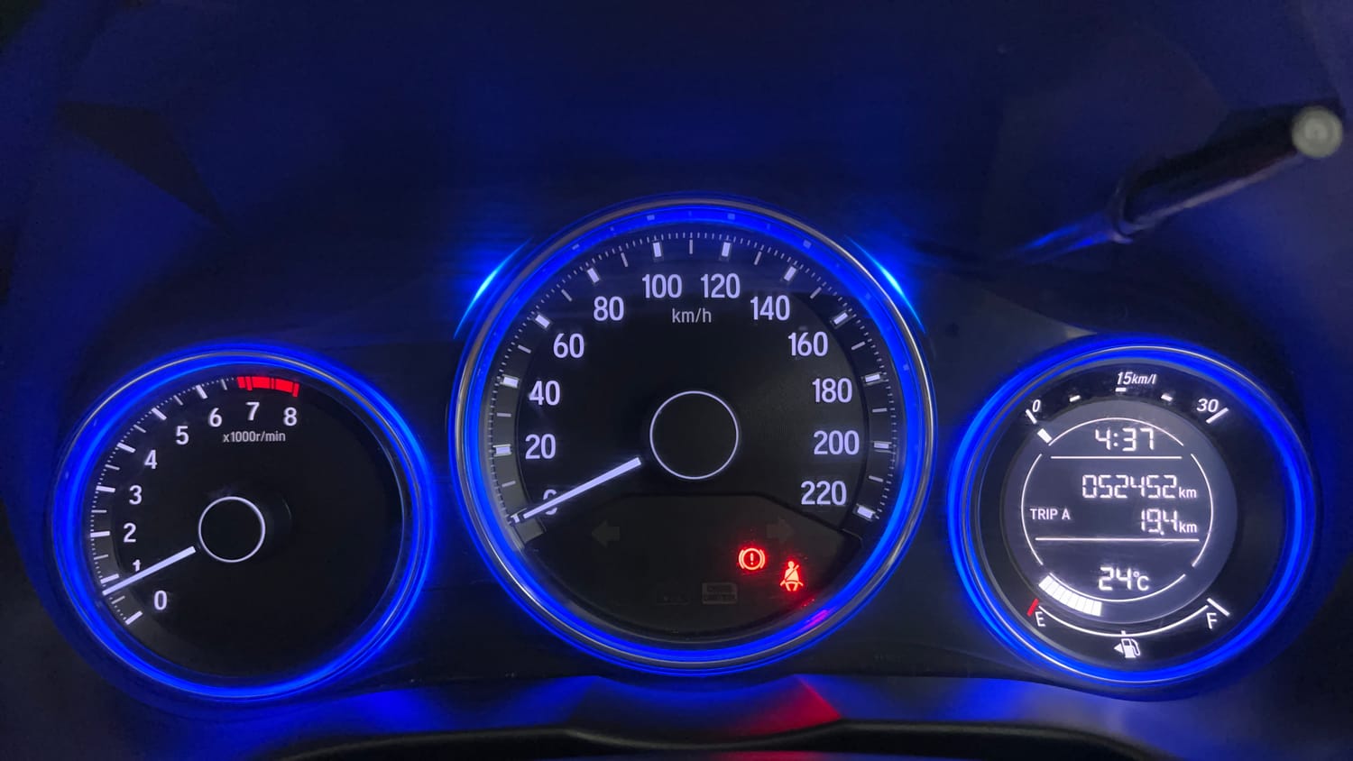 Used 2015 Honda City V Petrol Manual interior CLUSTERMETER VIEW