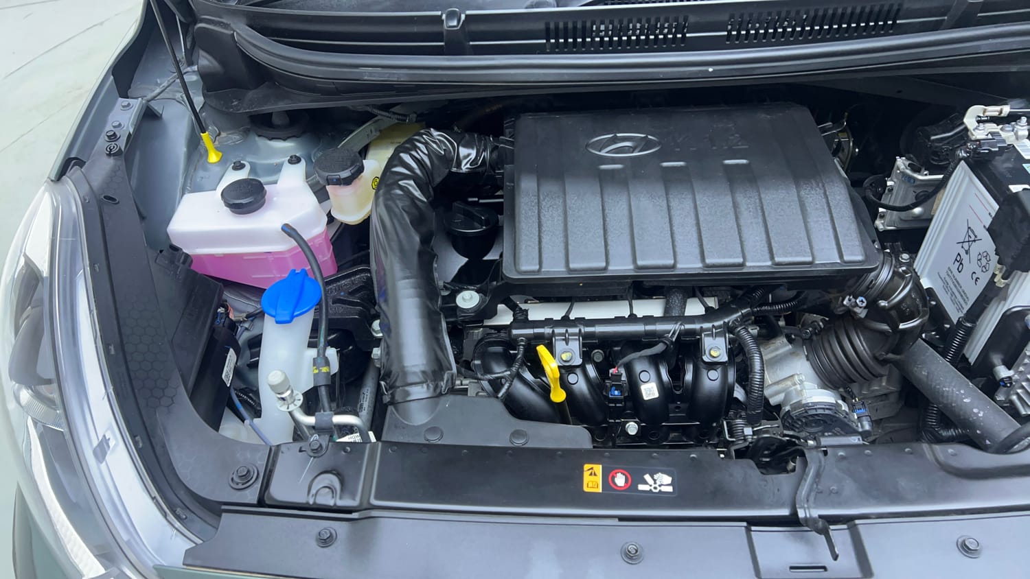 Used 2026 Hyundai Grand i10 Nios Asta 1.2 Kappa AMT Petrol Automatic engine ENGINE RIGHT SIDE VIEW