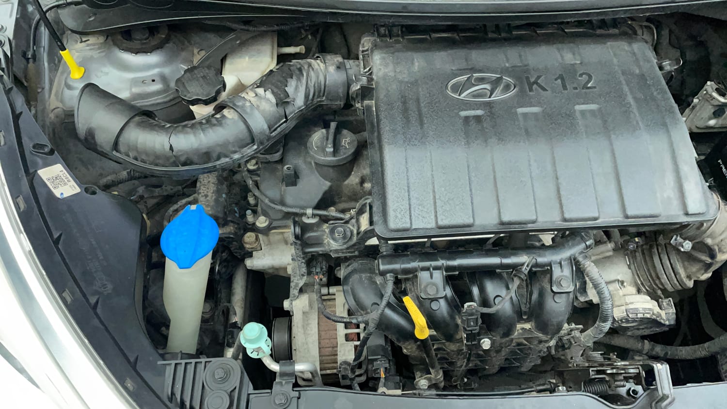 Used 2019 Hyundai Grand i10 Sportz 1.2 Kappa VTVT Petrol Manual engine ENGINE RIGHT SIDE VIEW