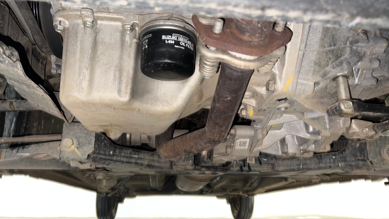 Used 2023 Maruti Suzuki Alto K10 VXi Petrol Manual extra FRONT LEFT UNDERBODY VIEW