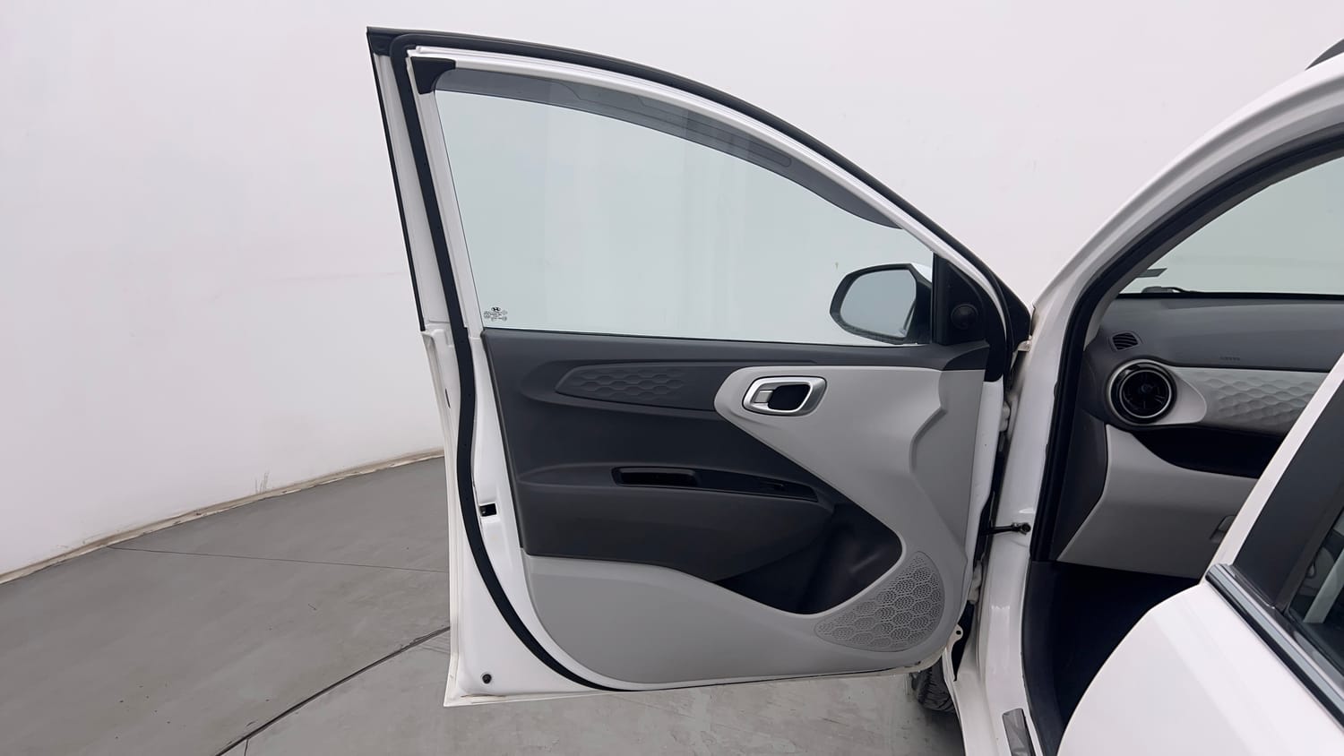 Used 2023 Hyundai Grand i10 Nios Sportz 1.2 Kappa VTVT Petrol Manual interior LEFT FRONT DOOR OPEN VIEW