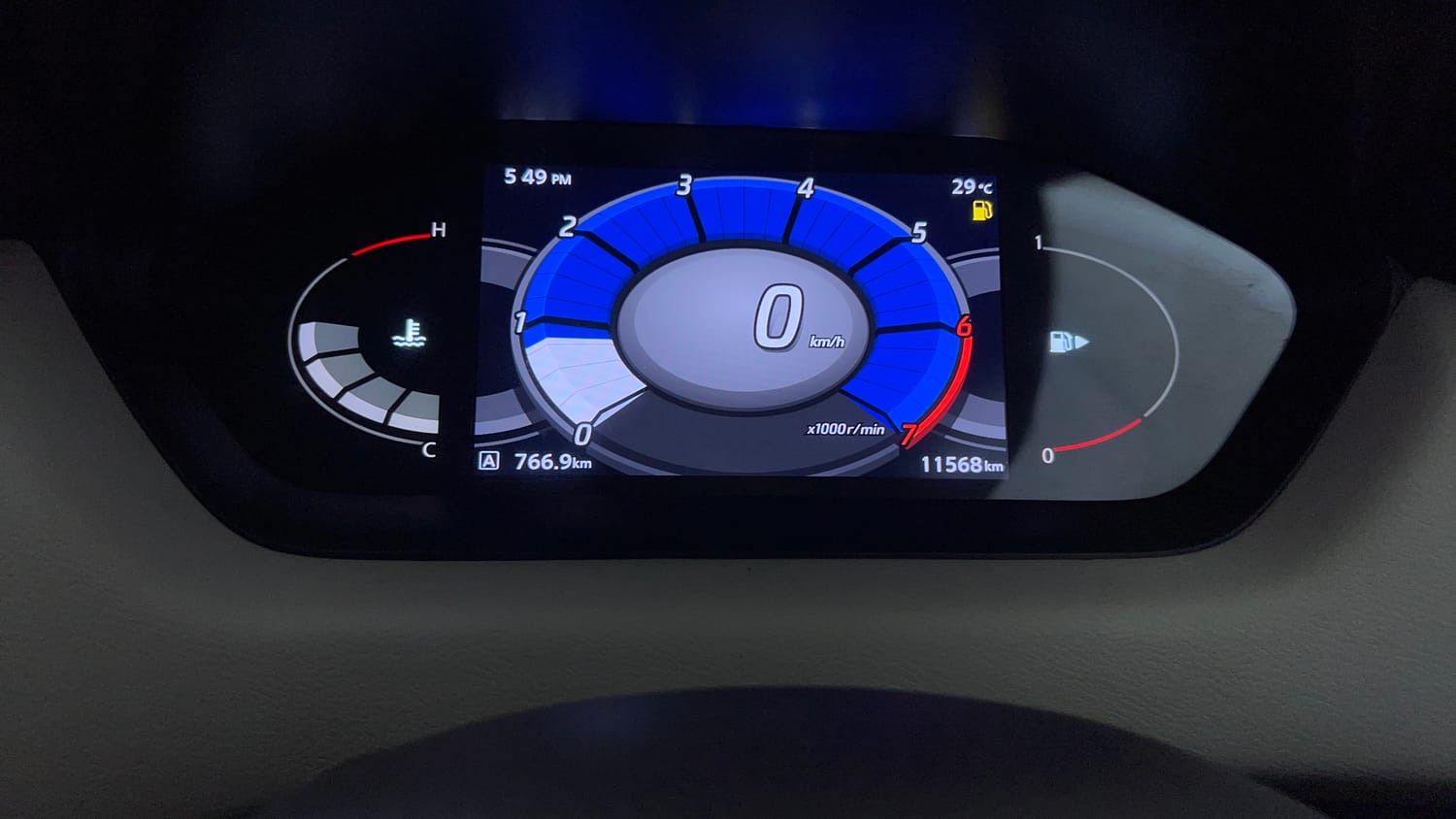 Used 2024 Nissan Magnite XV Petrol Manual interior CLUSTERMETER VIEW