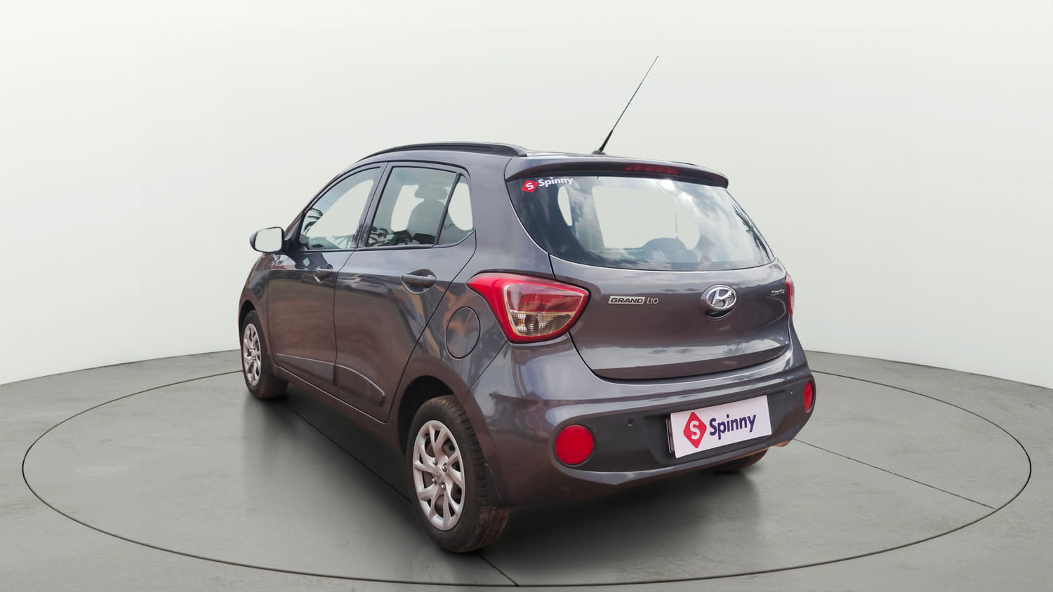 Used 2018 Hyundai Grand i10 Sportz 1.2 Kappa VTVT Petrol Manual exterior LEFT REAR CORNER VIEW