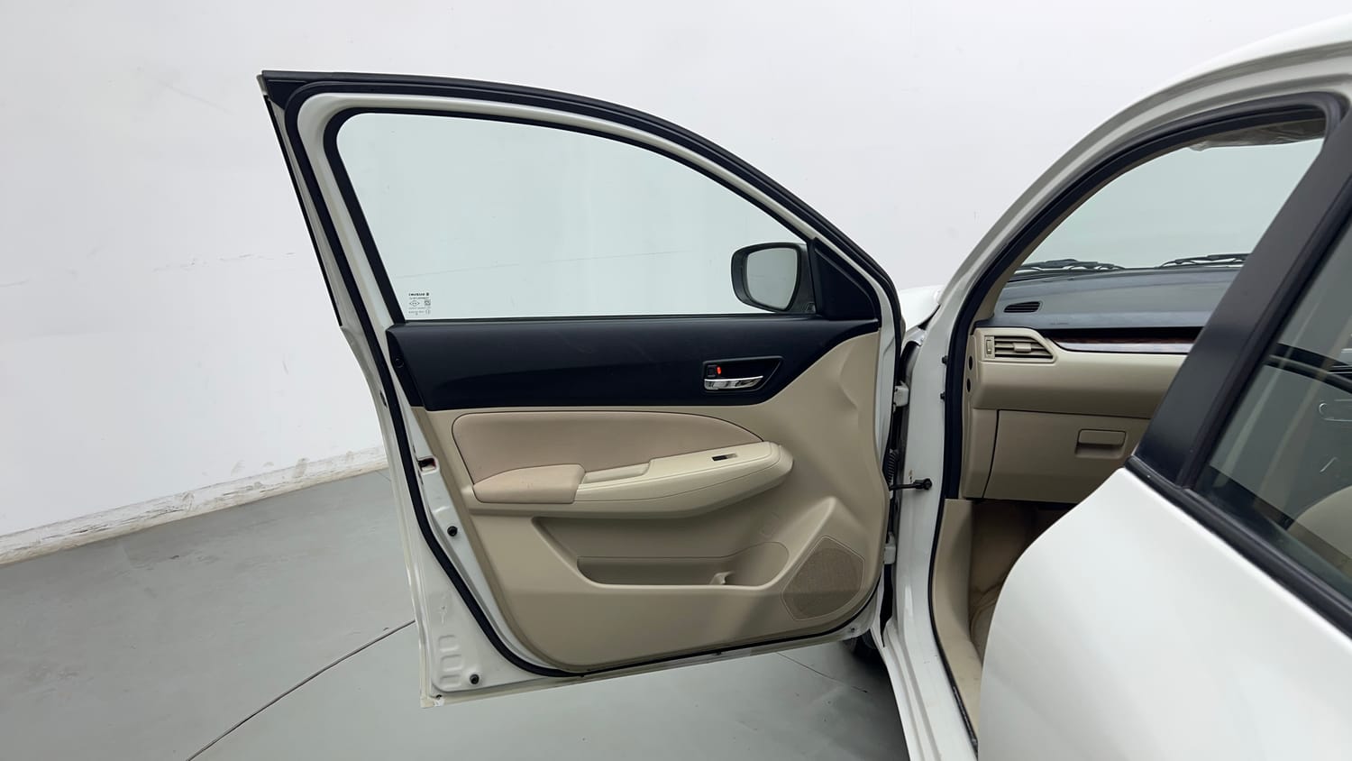 Used 2018 Maruti Suzuki Dzire VXi Petrol Manual interior LEFT FRONT DOOR OPEN VIEW