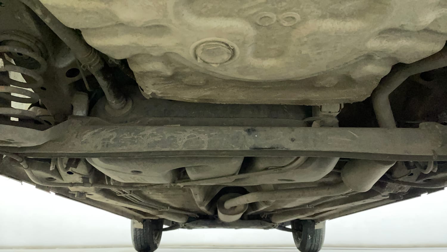 Used 2023 Maruti Suzuki S-Presso VXi S-CNG Cng Manual extra REAR UNDERBODY VIEW (TAKEN FROM REAR)