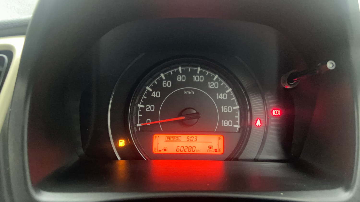 Used 2019 Maruti Suzuki Wagon R LXi 1.0 CNG Cng Manual interior CLUSTERMETER VIEW