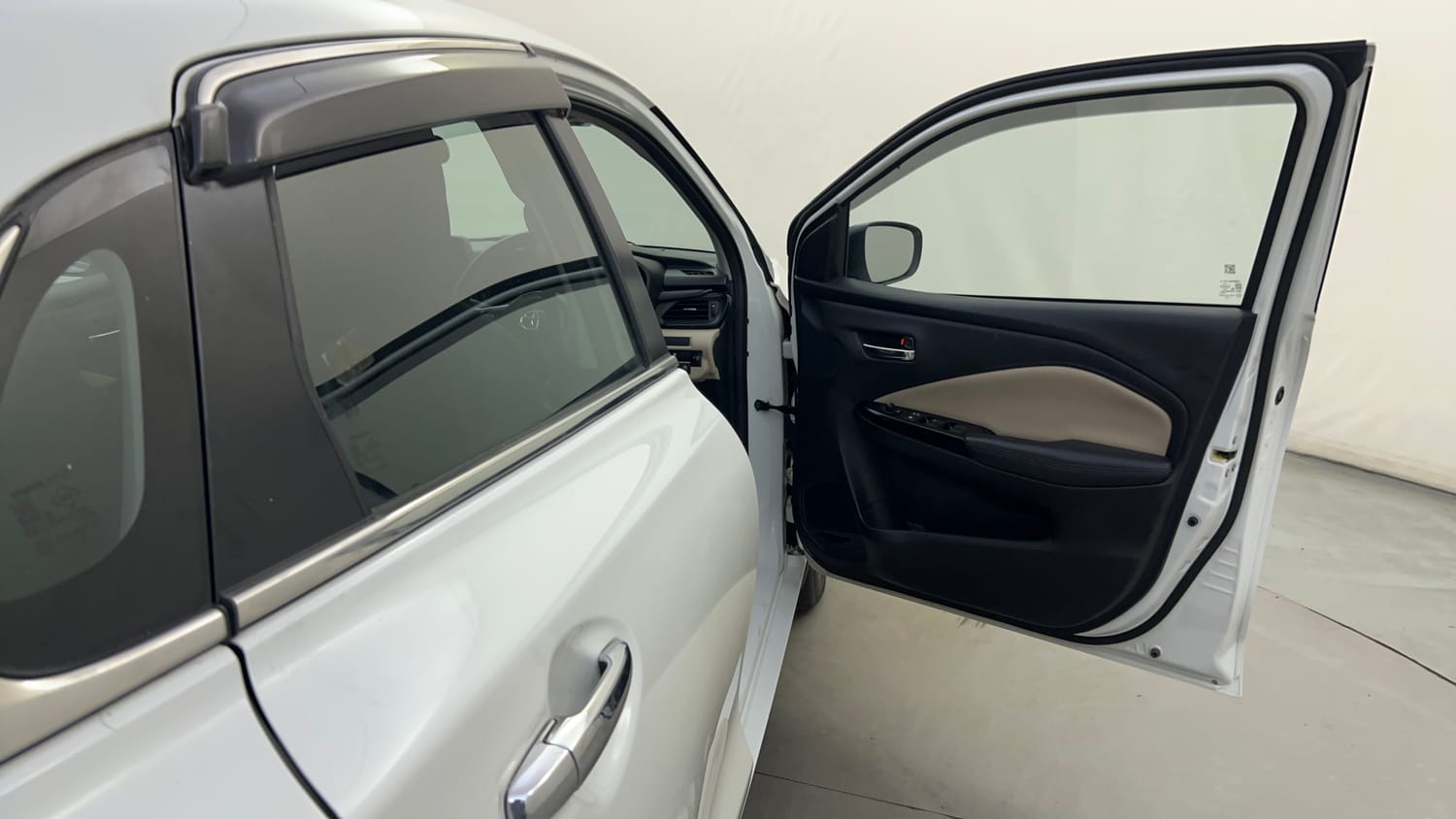 Used 2024 Toyota Glanza G Petrol Manual interior RIGHT FRONT DOOR OPEN VIEW