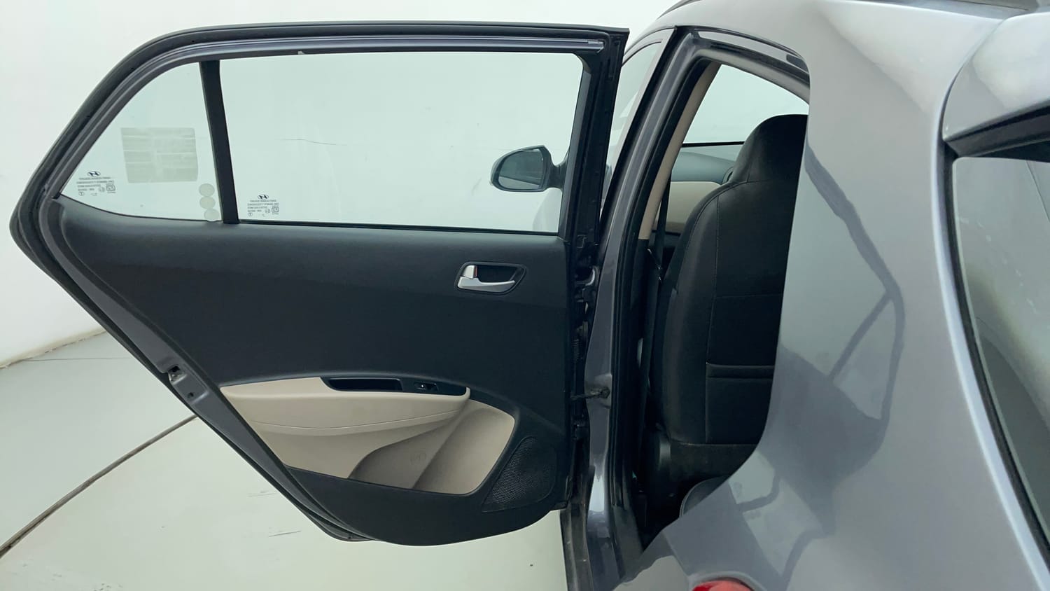 Used 2019 Hyundai Grand i10 Sportz 1.2 Kappa VTVT Petrol Manual interior LEFT REAR DOOR OPEN VIEW