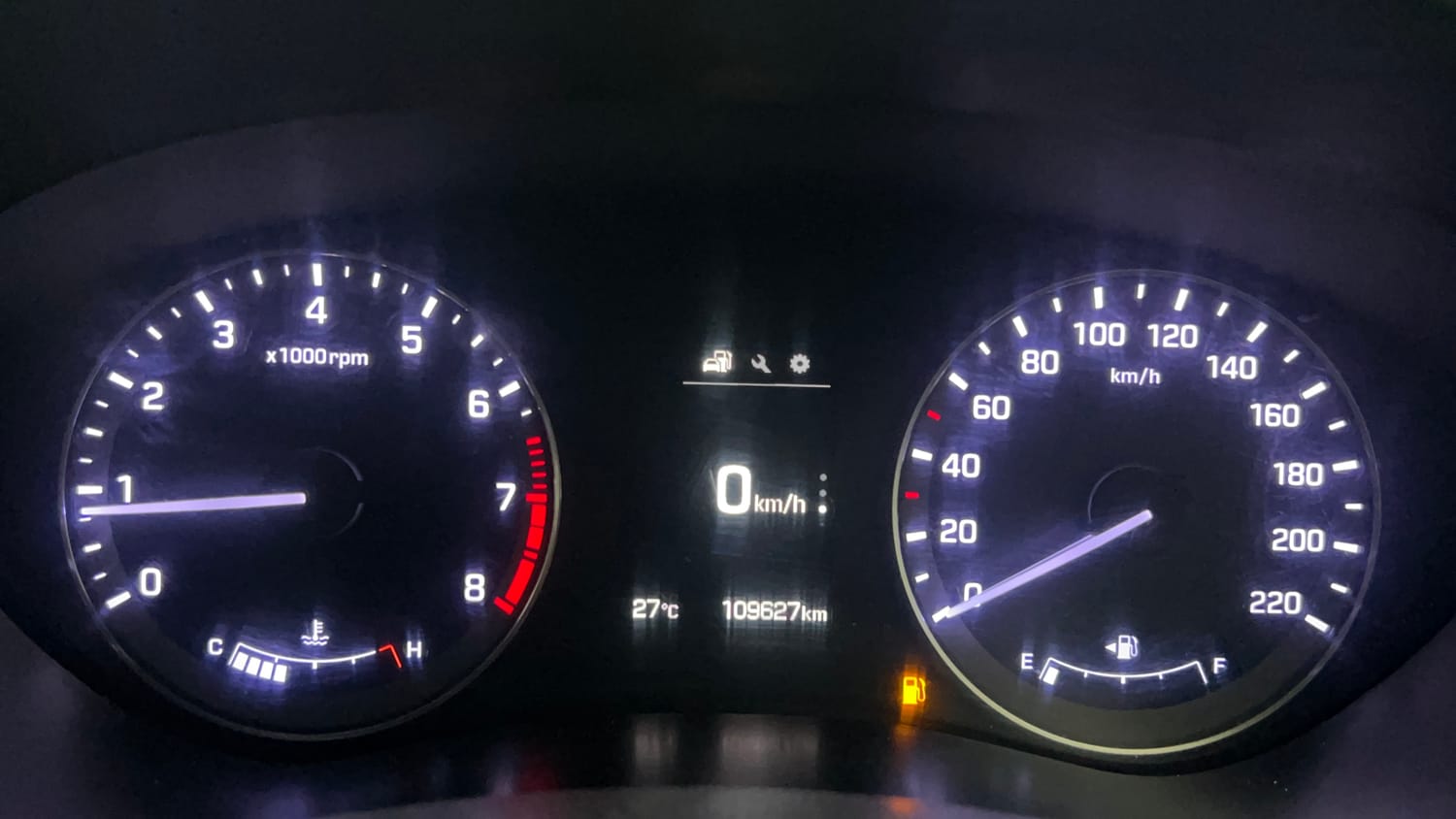 Used 2017 Hyundai i20 Active 1.2 SX Petrol Manual interior CLUSTERMETER VIEW