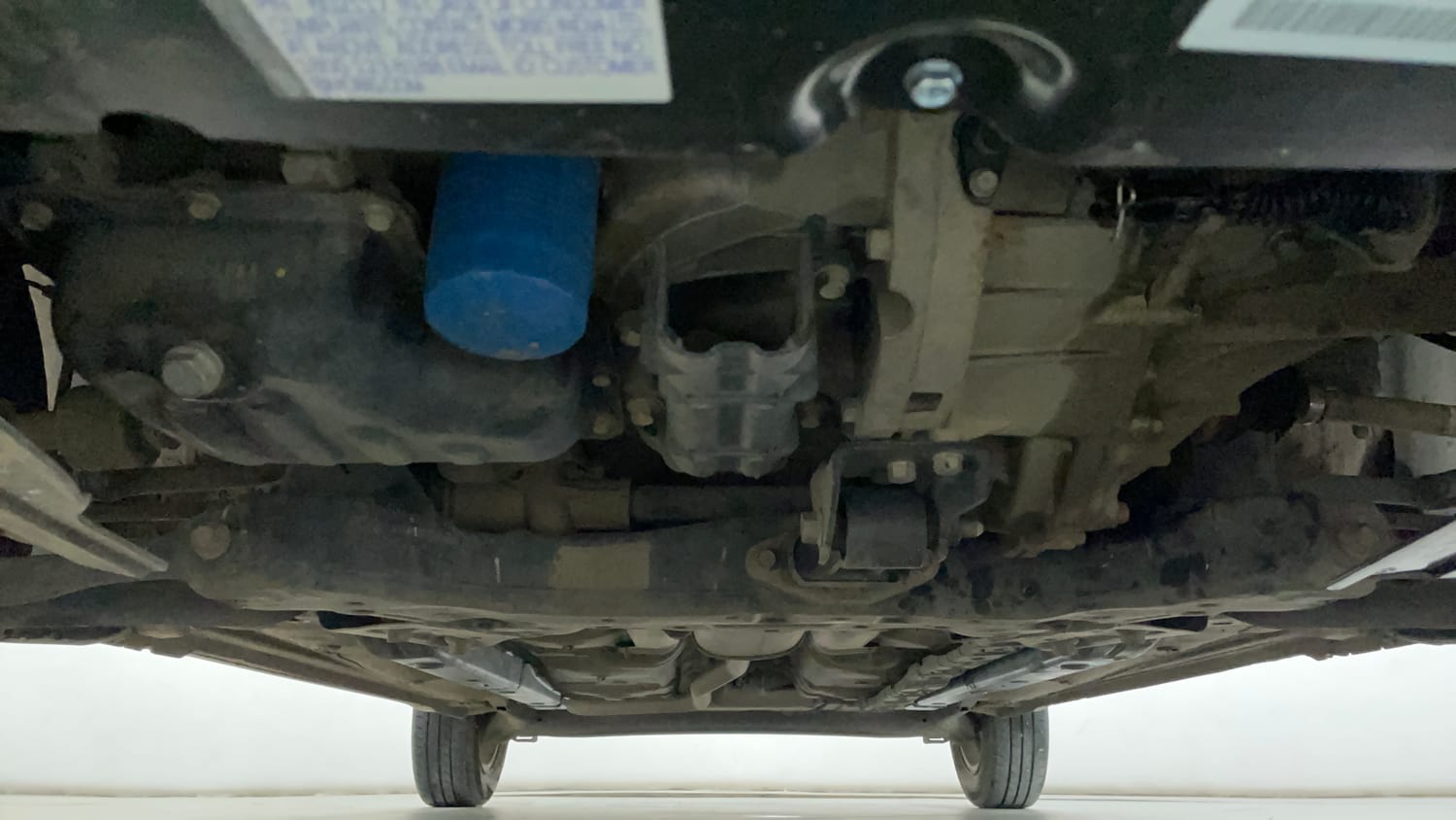 Used 2016 Hyundai Grand i10 Asta 1.2 Kappa VTVT Petrol Manual extra FRONT LEFT UNDERBODY VIEW