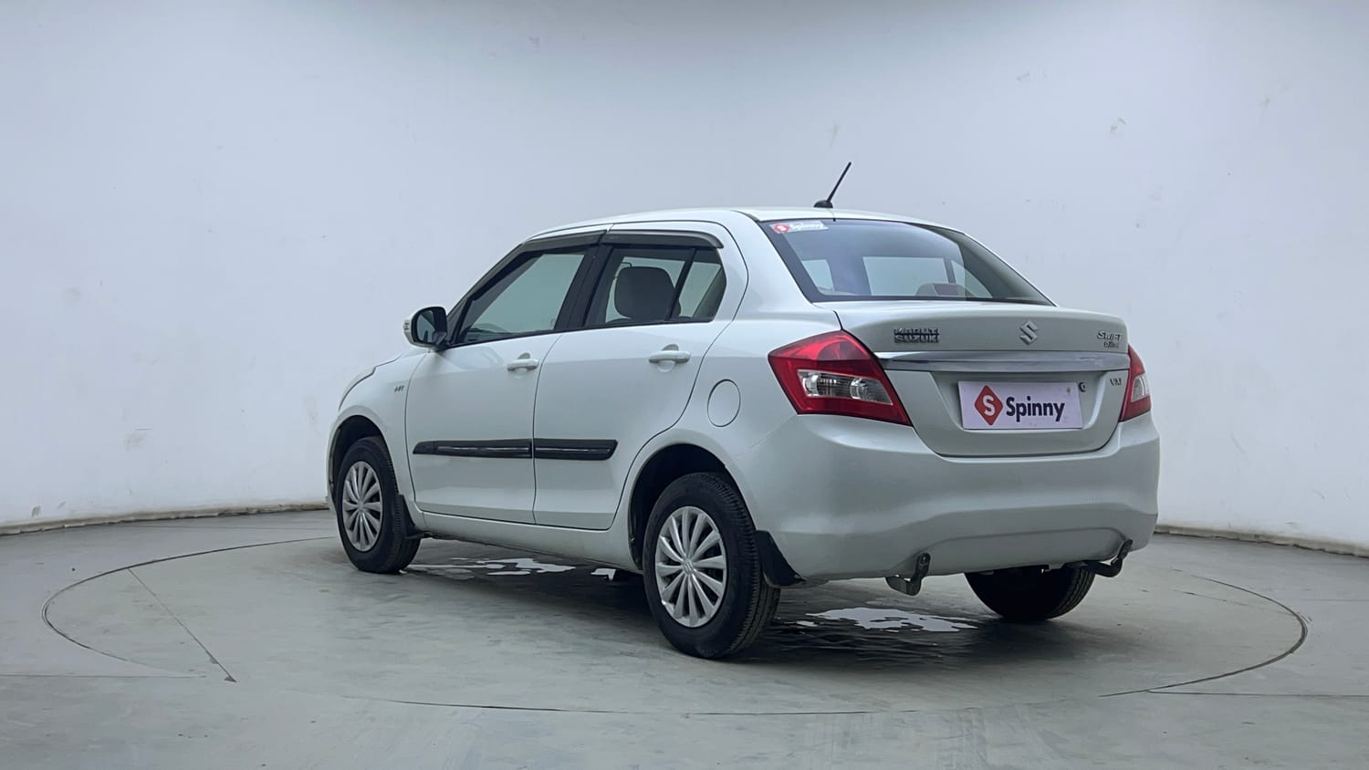 Used 2015 Maruti Suzuki Swift Dzire VXI Petrol Manual exterior LEFT REAR CORNER VIEW