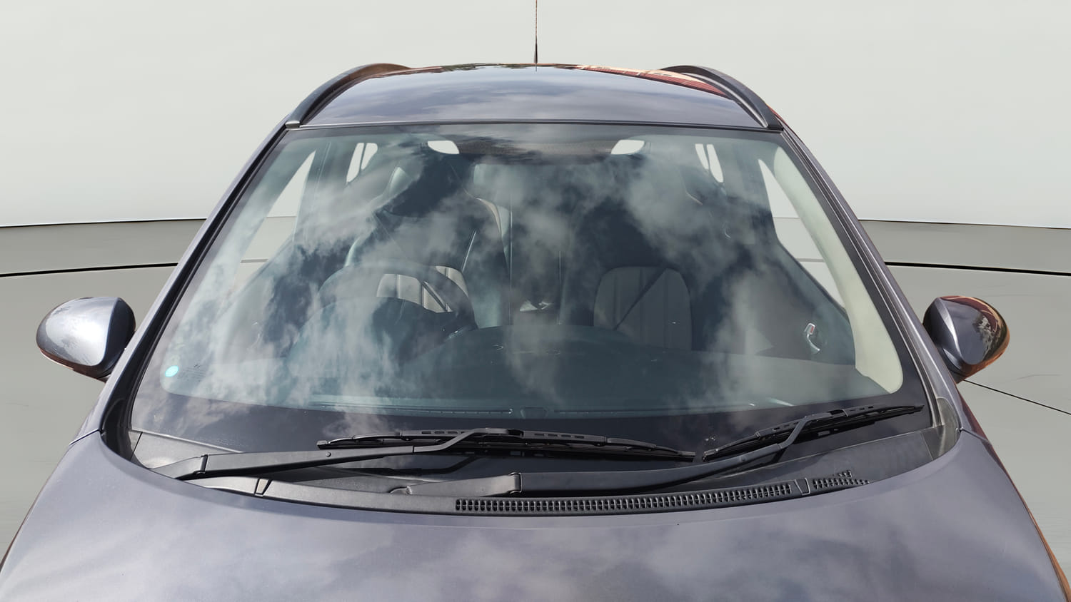 Used 2018 Hyundai Grand i10 Sportz 1.2 Kappa VTVT Petrol Manual exterior FRONT WINDSHIELD VIEW