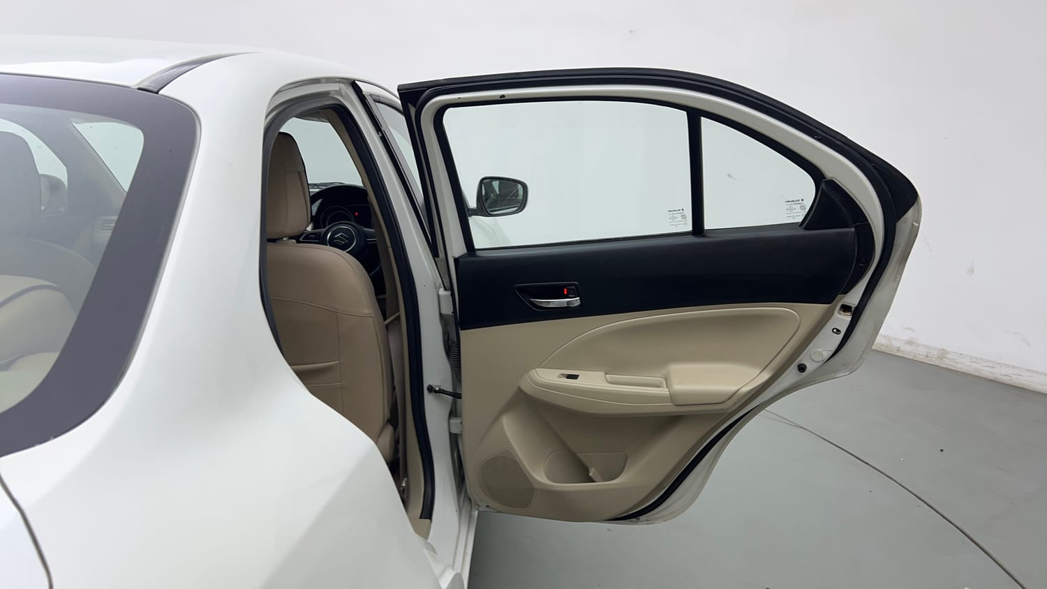 Used 2018 Maruti Suzuki Dzire VXi Petrol Manual interior RIGHT REAR DOOR OPEN VIEW