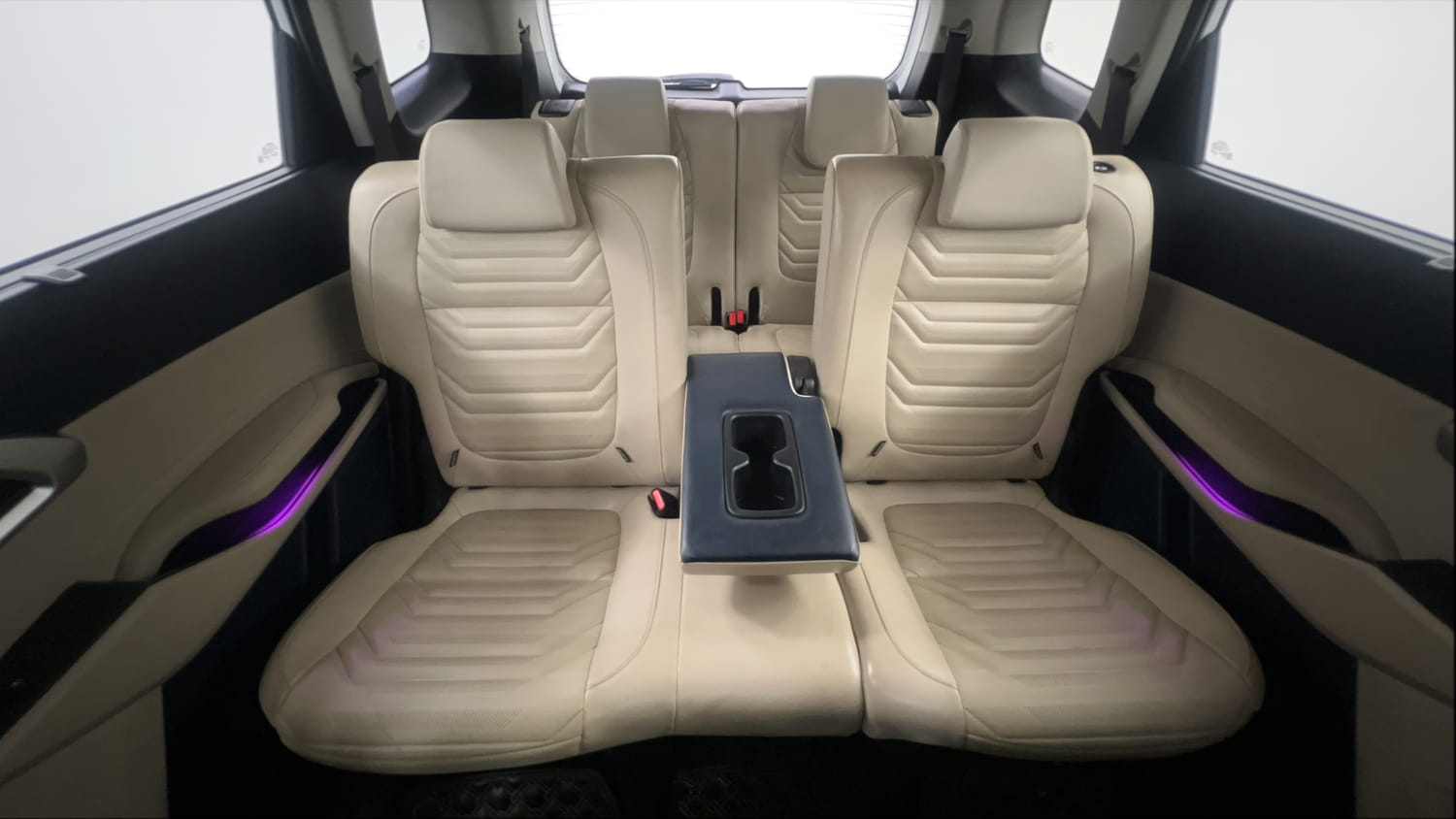 Used 2023 Kia Carens Luxury Plus 1.4 Petrol 7 STR Petrol Manual interior REAR SEAT CONDITION VIEW