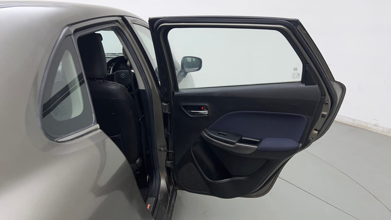 Used 2019 Maruti Suzuki Baleno Zeta Petrol Manual interior RIGHT REAR DOOR OPEN VIEW