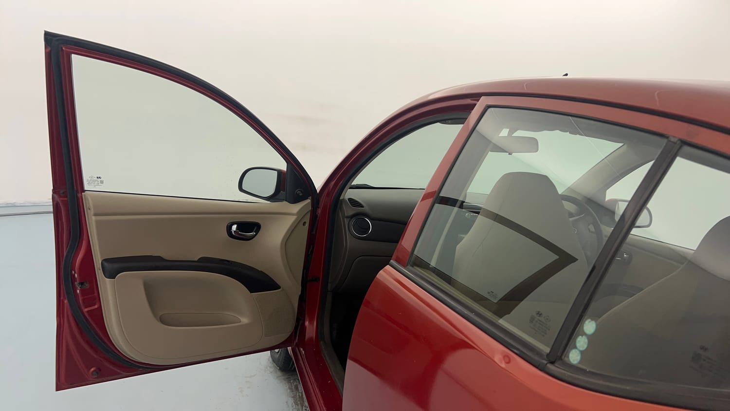 Used 2013 Hyundai i10 Magna 1.1 iRDE2 Petrol Manual interior LEFT FRONT DOOR OPEN VIEW