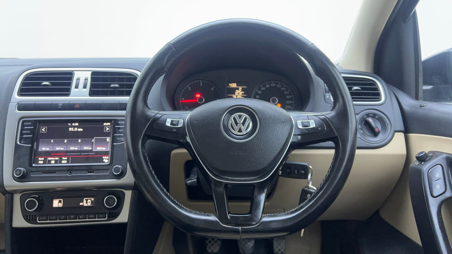 Used 2019 Volkswagen Ameo Highline Plus 1.5L (D) Diesel Manual interior STEERING VIEW