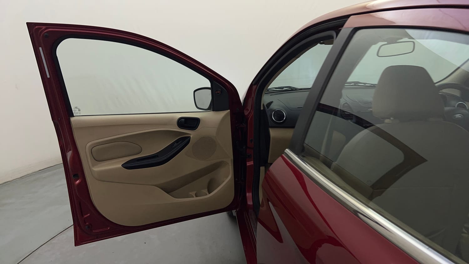 Used 2018 Ford Figo Aspire Titanium 1.2 Ti-VCT Diesel Manual interior LEFT FRONT DOOR OPEN VIEW