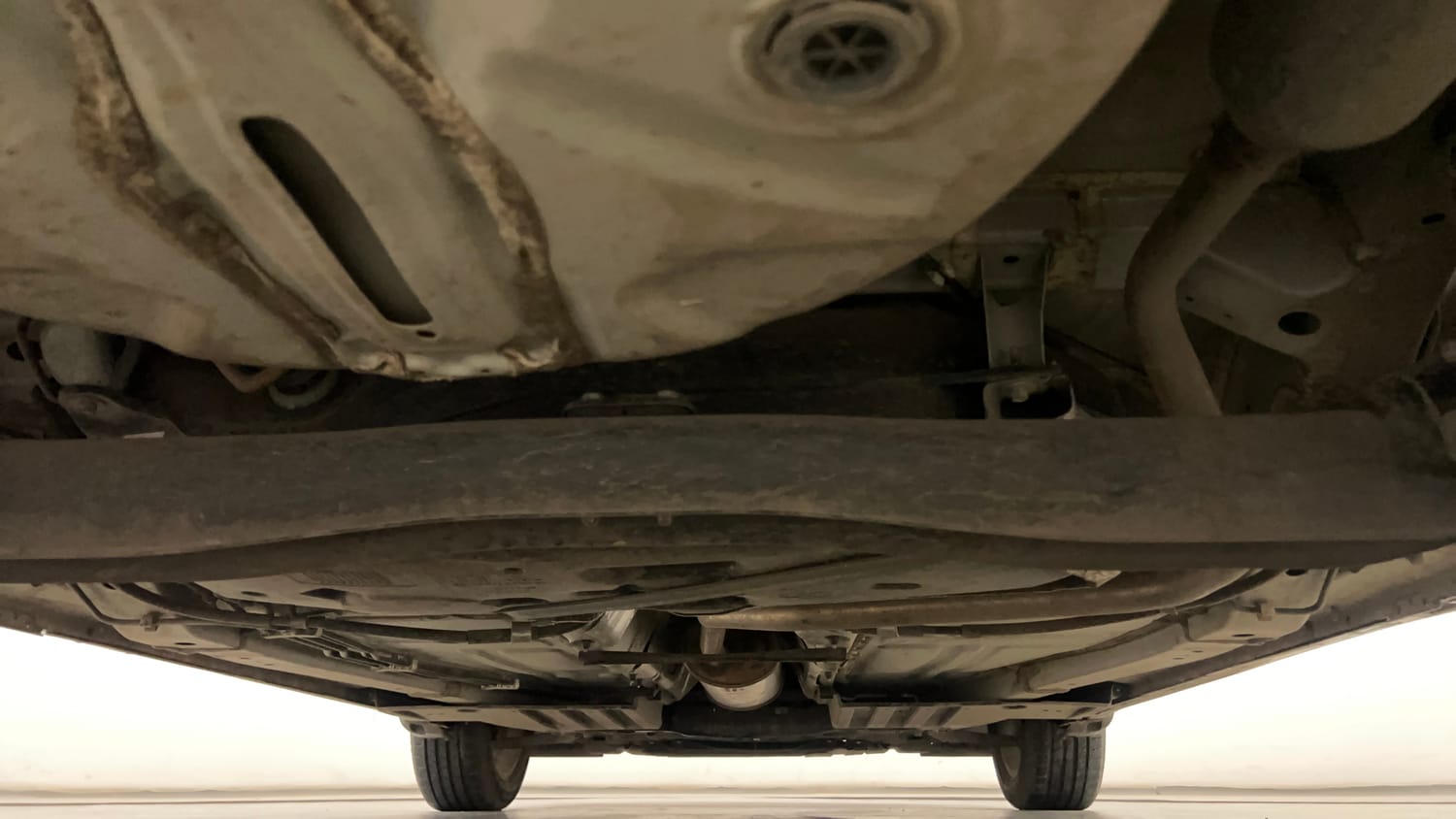 Used 2025 Maruti Suzuki Baleno Alpha AGS Petrol Automatic extra REAR UNDERBODY VIEW (TAKEN FROM REAR)