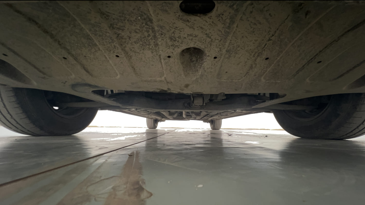 Used 2018 Hyundai Elite i20 Sportz 1.2 Petrol Manual extra FRONT LEFT UNDERBODY VIEW