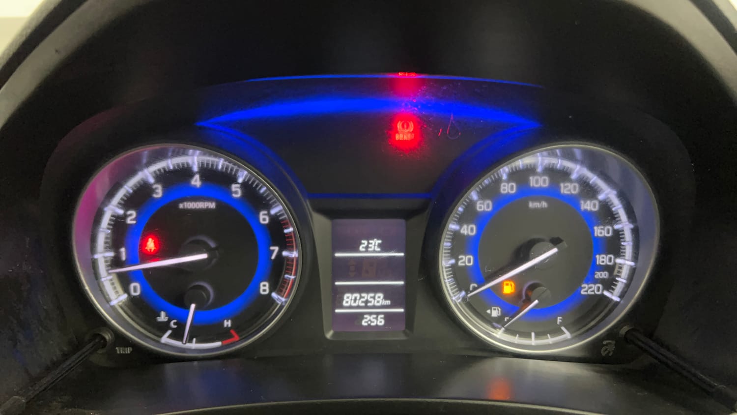 Used 2018 Maruti Suzuki Baleno Delta 1.2 Petrol Manual interior CLUSTERMETER VIEW