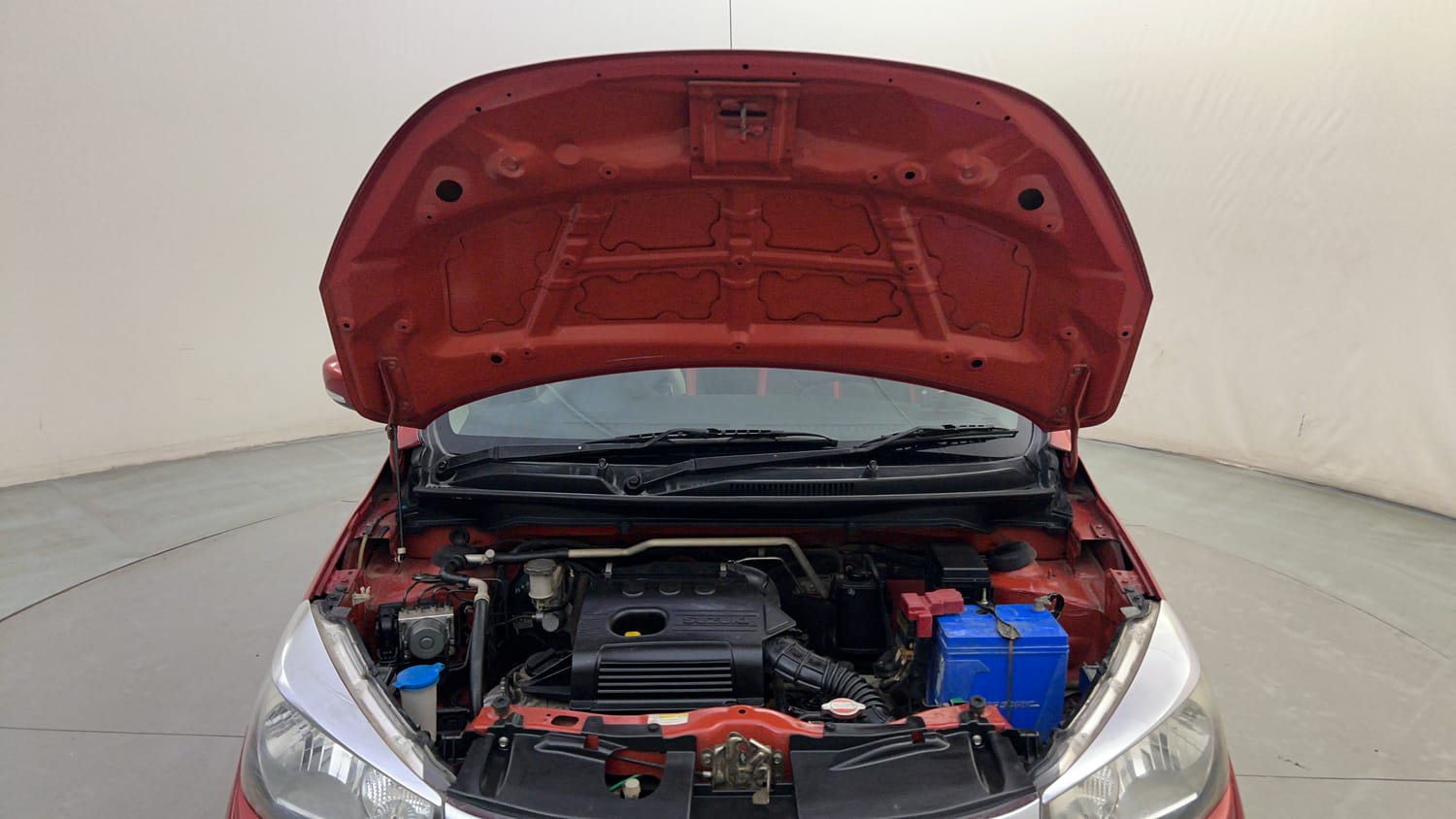 Used 2018 Maruti Suzuki Celerio ZXi (O) AMT Petrol Automatic engine ENGINE & BONNET OPEN FRONT VIEW