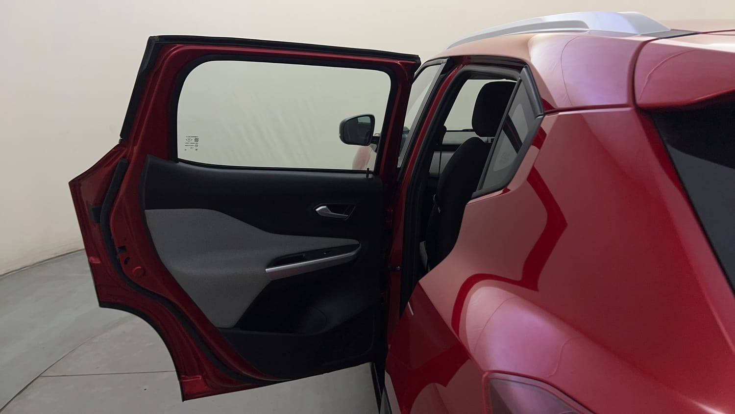 Used 2024 Nissan Magnite XV Petrol Manual interior LEFT REAR DOOR OPEN VIEW