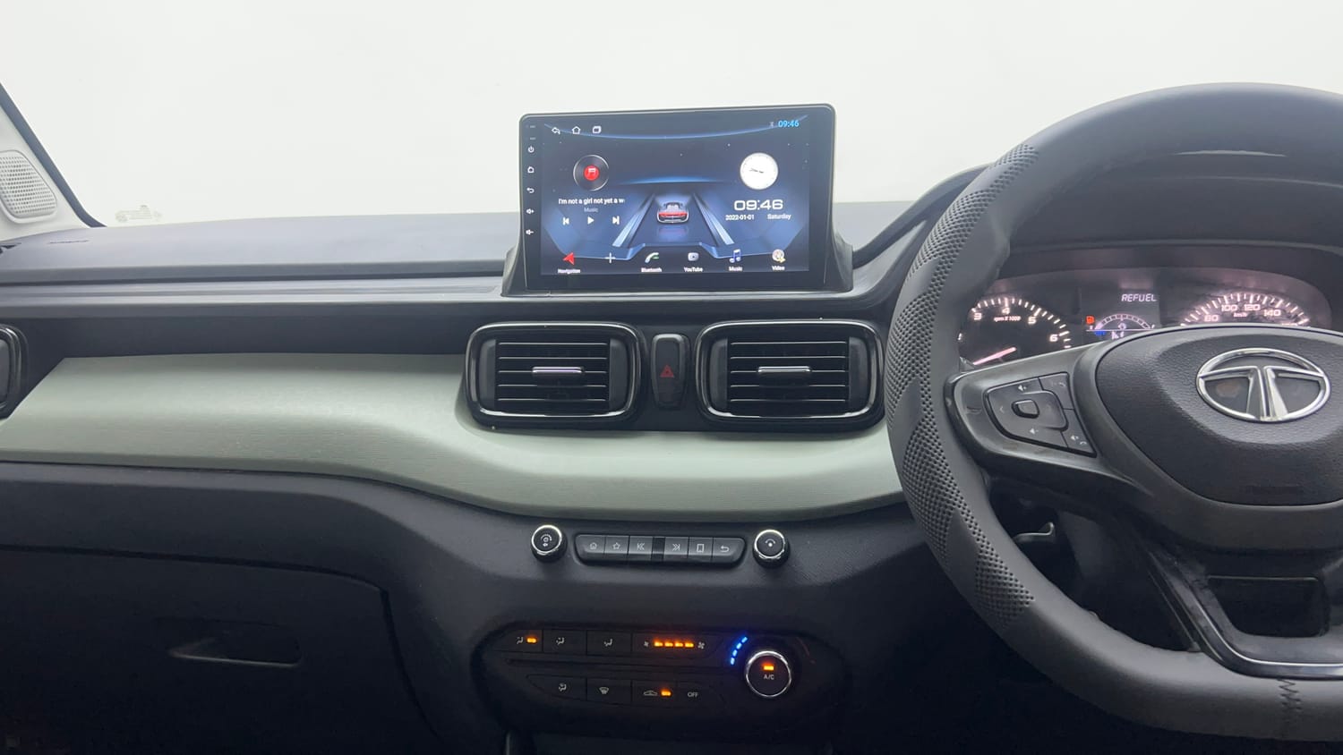 Used 2023 Tata Punch Adventure AMT Petrol Automatic top_features Integrated (in-dash) music system