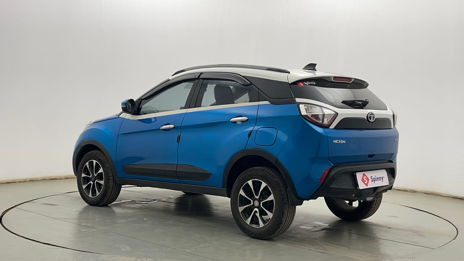 Used 2020 Tata Nexon XZA Plus (O) Petrol Automatic exterior LEFT REAR CORNER VIEW