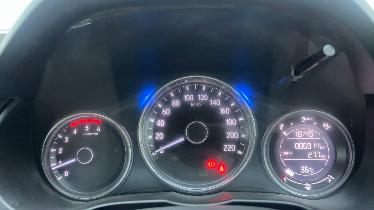 Used 2017 Honda City V Diesel Diesel Manual interior CLUSTERMETER VIEW