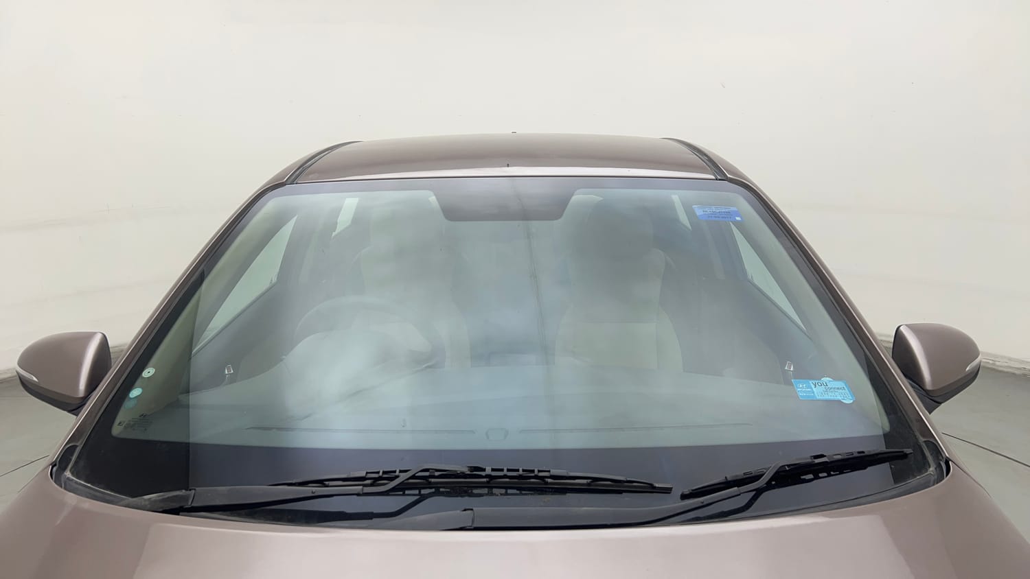 Used 2017 Hyundai Verna SX 1.6 VTVT Petrol Manual exterior FRONT WINDSHIELD VIEW