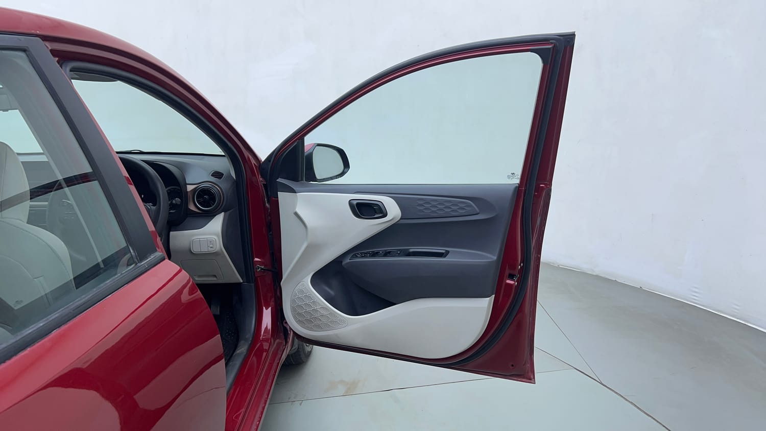 Used 2022 Hyundai Aura S 1.2 AMT Petrol Petrol Automatic interior RIGHT FRONT DOOR OPEN VIEW